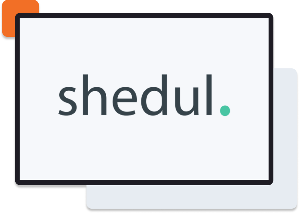 shedul logo on screen