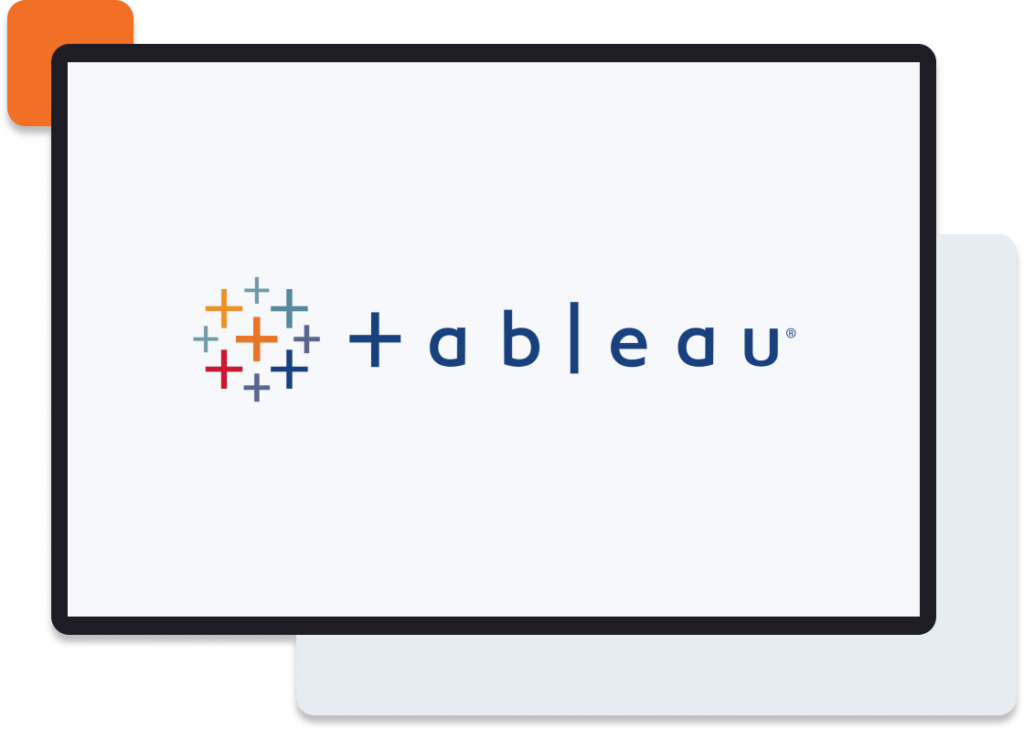 tableau logo on screen