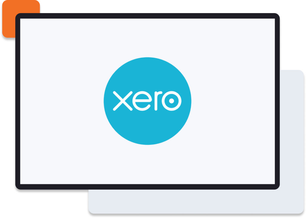 xero logo on screen