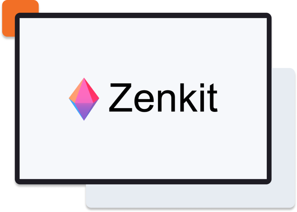 zenkit logo on screen