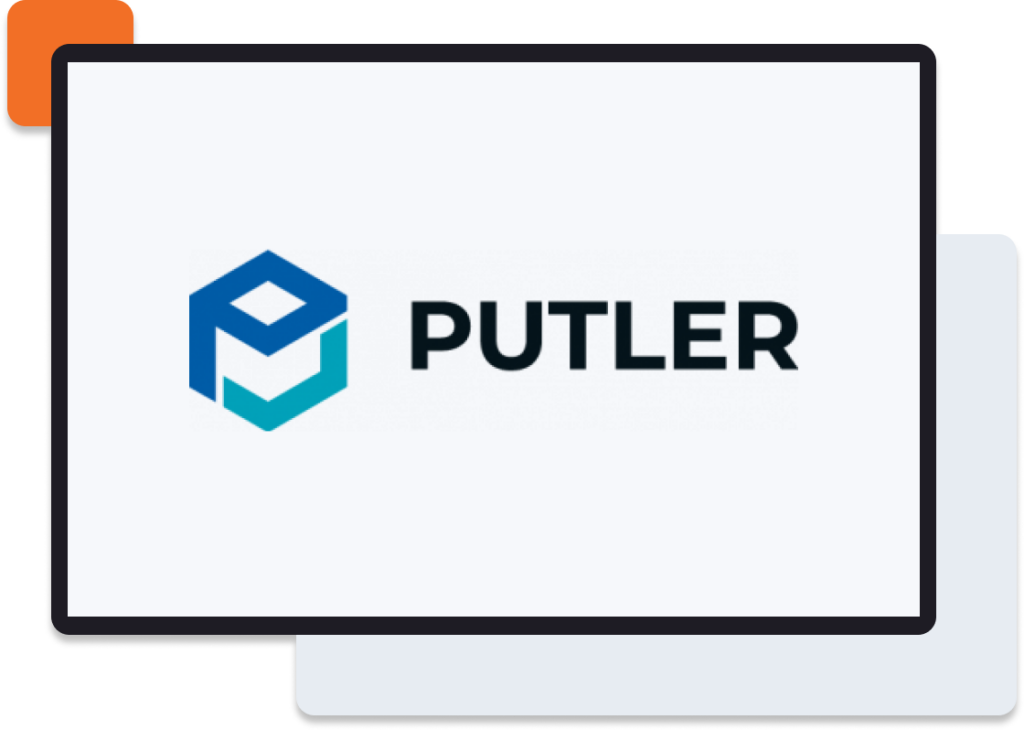Putler logo on screen