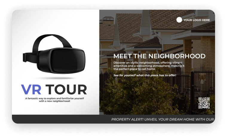 digital signage template for real estate
