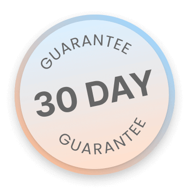 30 days money back guarantee