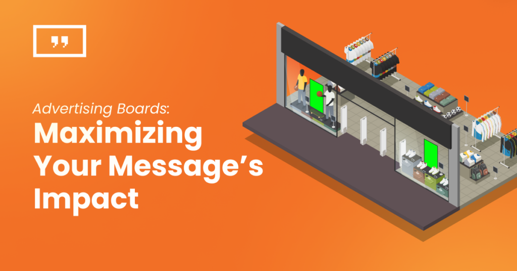 Advertising boards