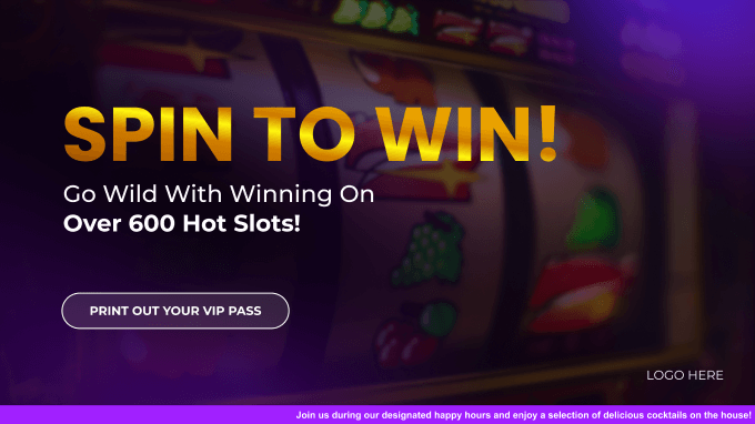 template for casino digital signage