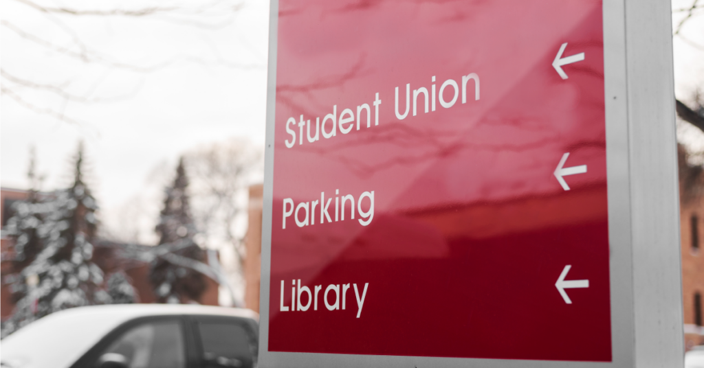 University wayfinding system