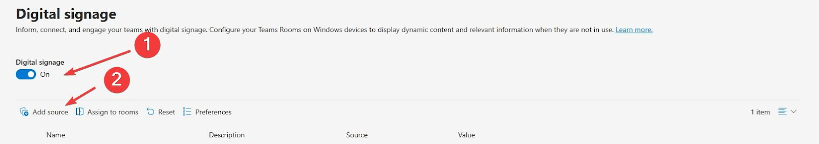 Microsoft Teams Rooms | Yodeck Docs