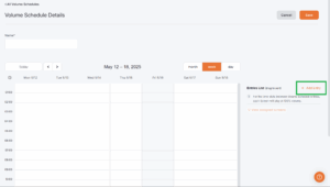 Volume Schedules | Yodeck Docs