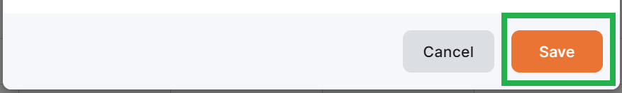 Highlighted "Save" button emphasizes saving the volume schedule entry to activate and use it.