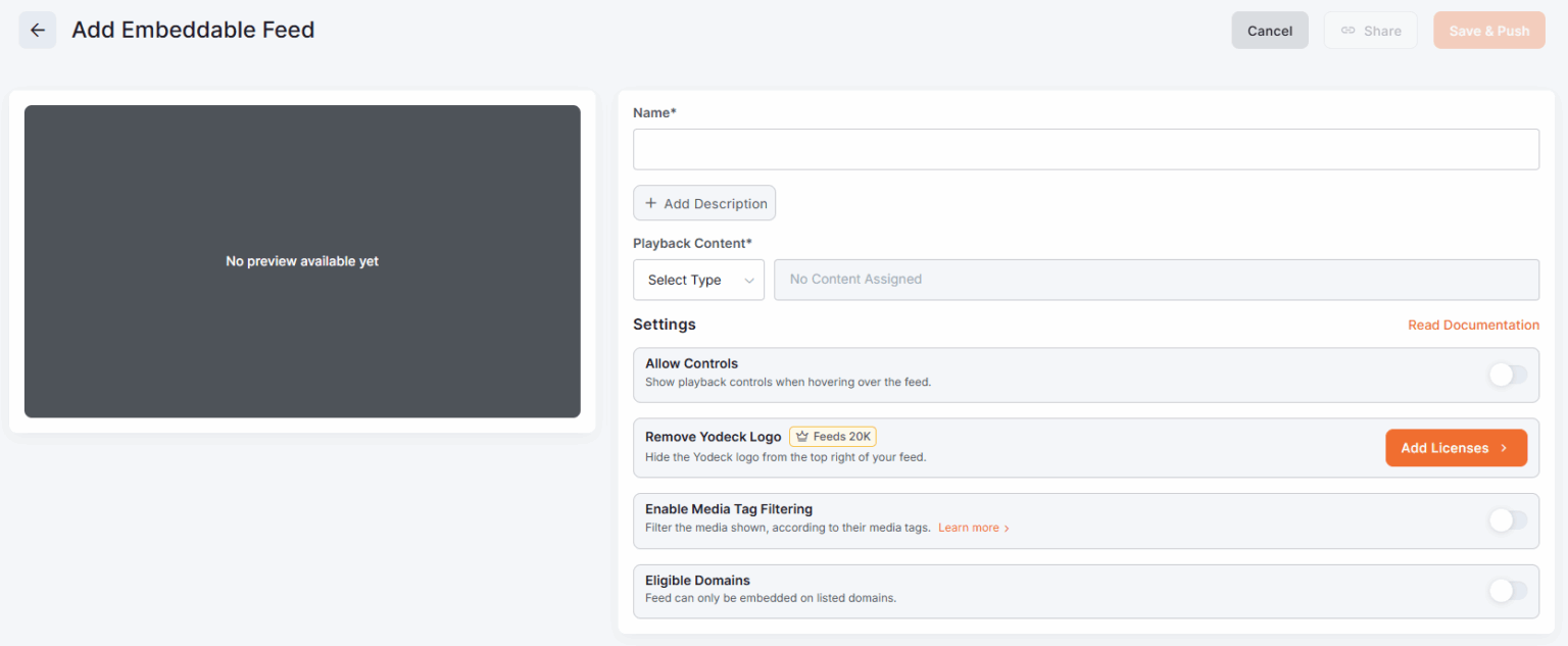 Embeddable Feeds | Yodeck Docs