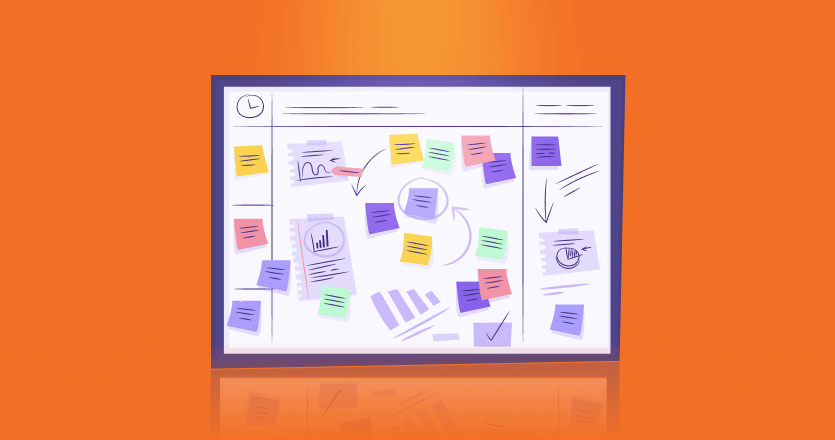 A screen showing posts with notes