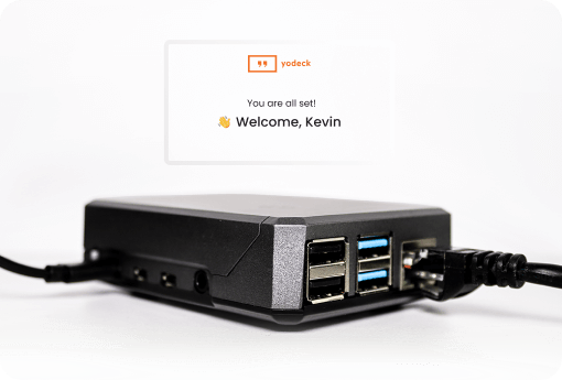 how to get started with yodeck