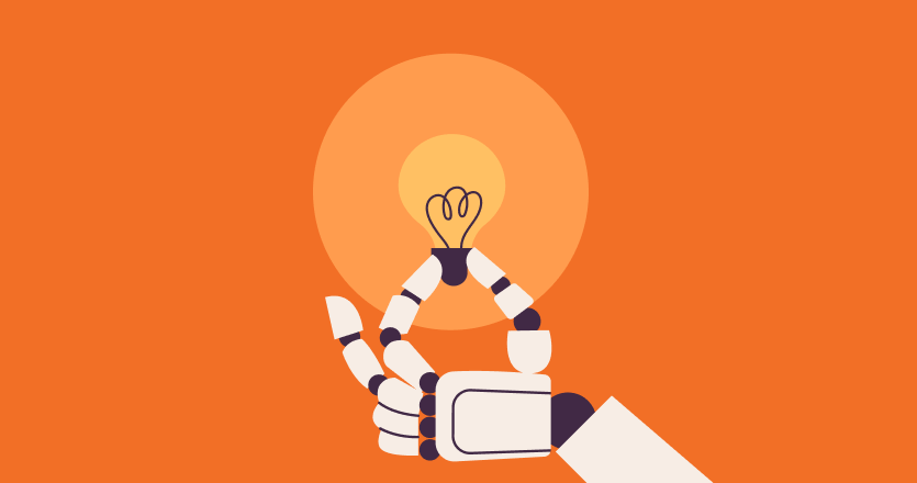 a person with an idea