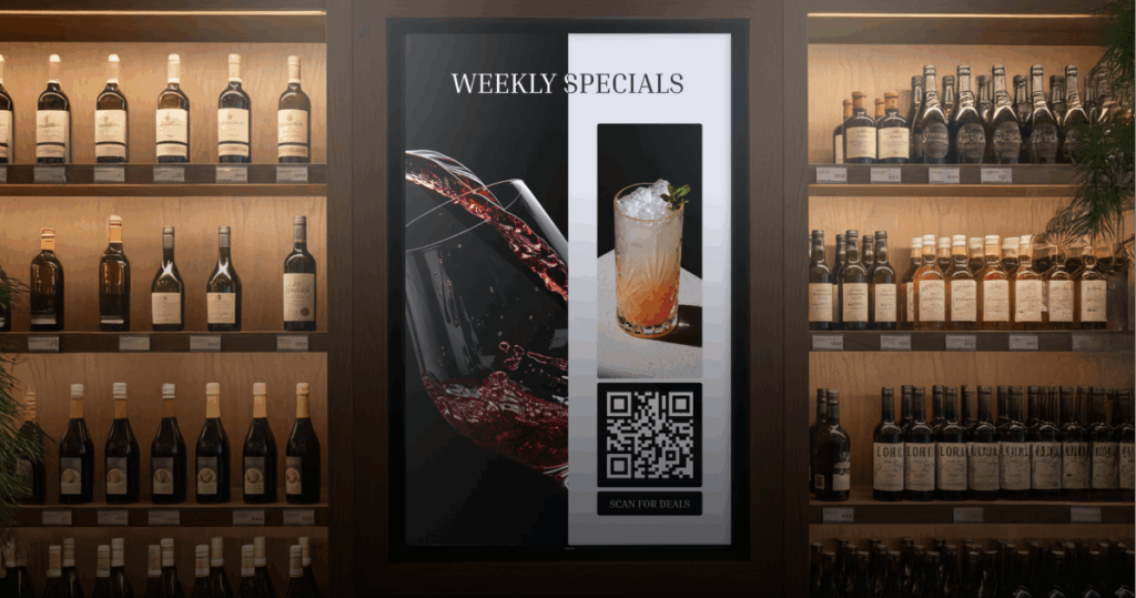 digital signage retail benefits for small stores