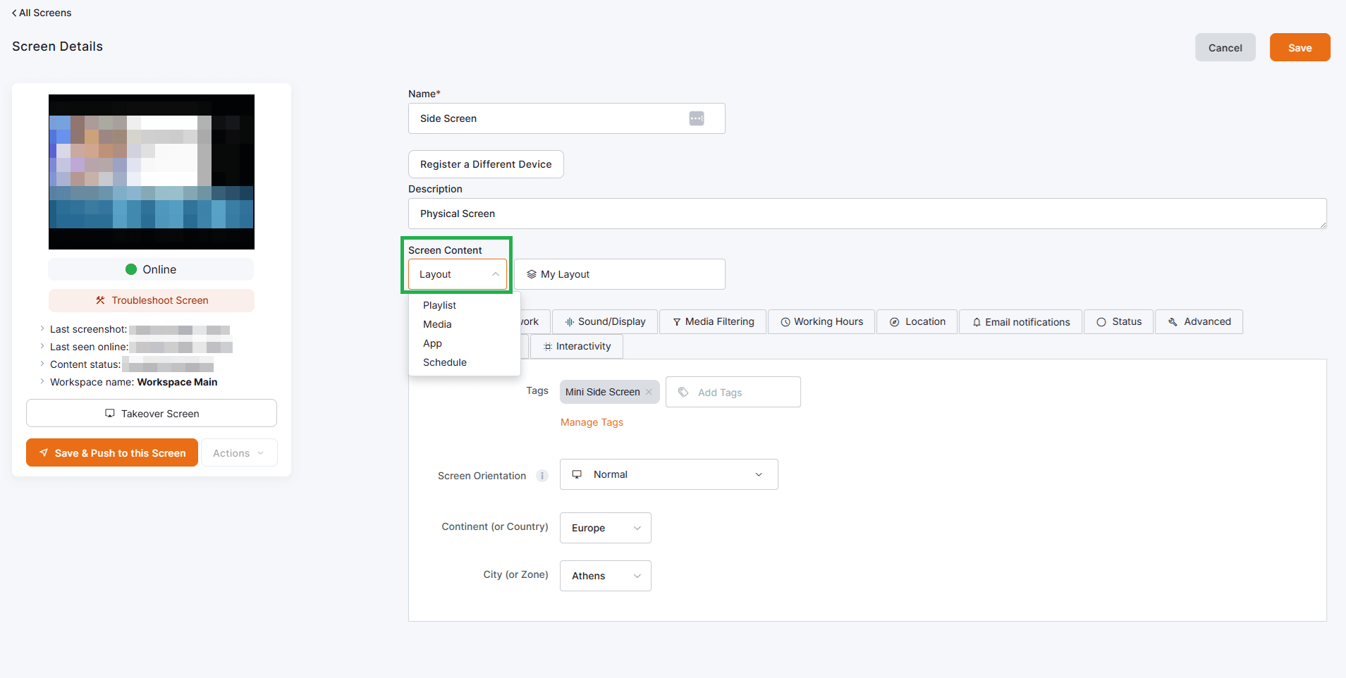 Assign Content to Screens | Yodeck Docs