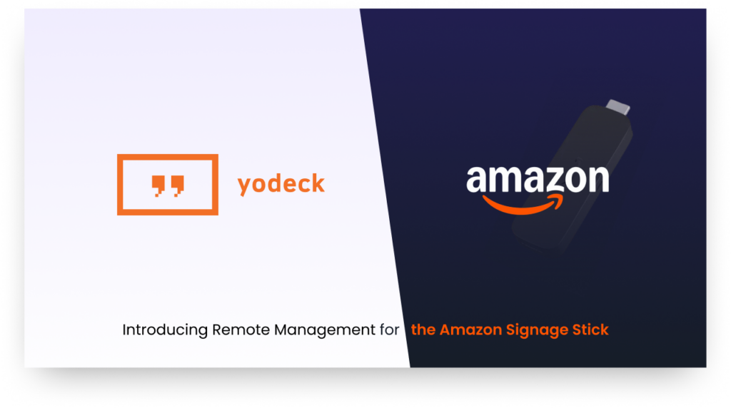 Amazon Signage Stick remote management API design