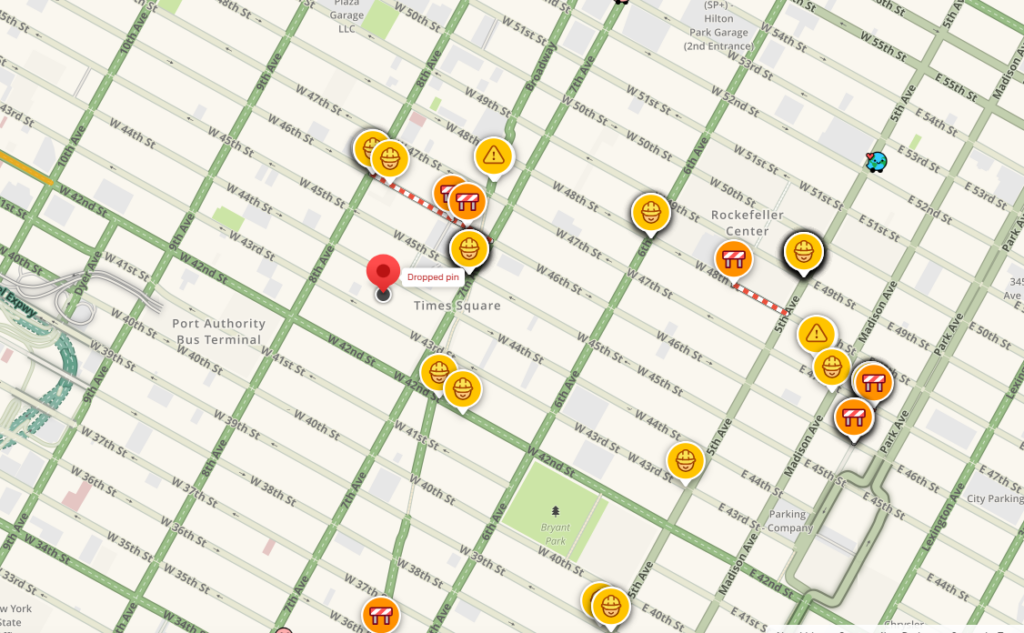 Waze Traffic Yodeck example