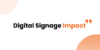 Digital signage impact header