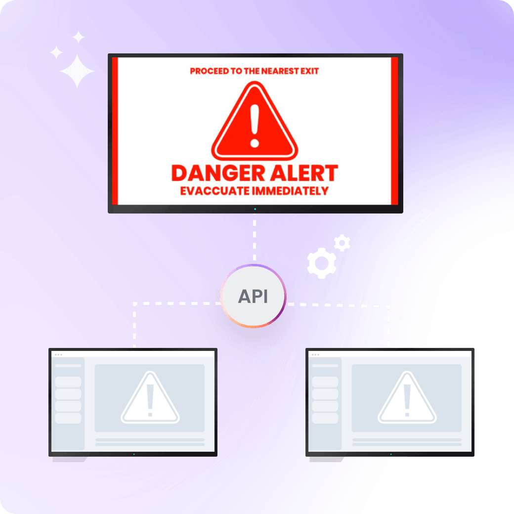 Emergency alerts integration