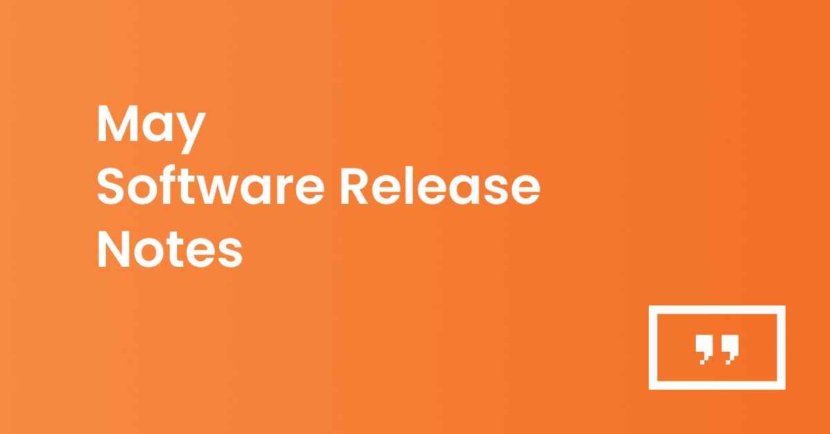 May release notes