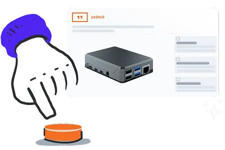 Yodeck digital signage media player device