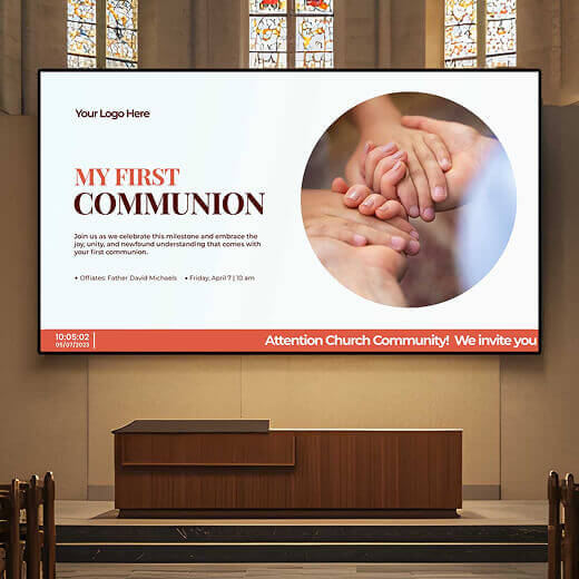 Digital Signage for churches