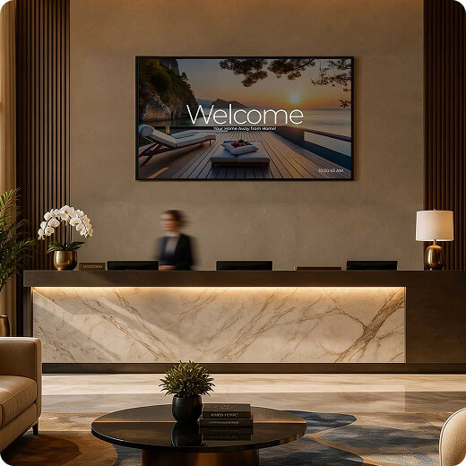 Digital Signage Solutions for hospitality