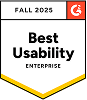 Yodeck digital signage Best Usability Fall 2025 award