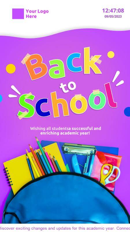 Back To School Vertical