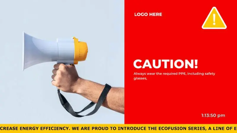 Caution Message 2