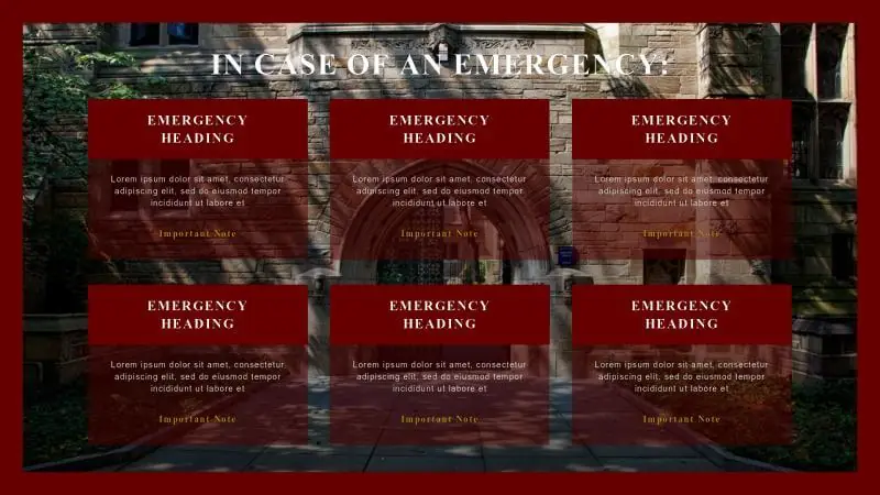 Education | Safety and emergency precautions