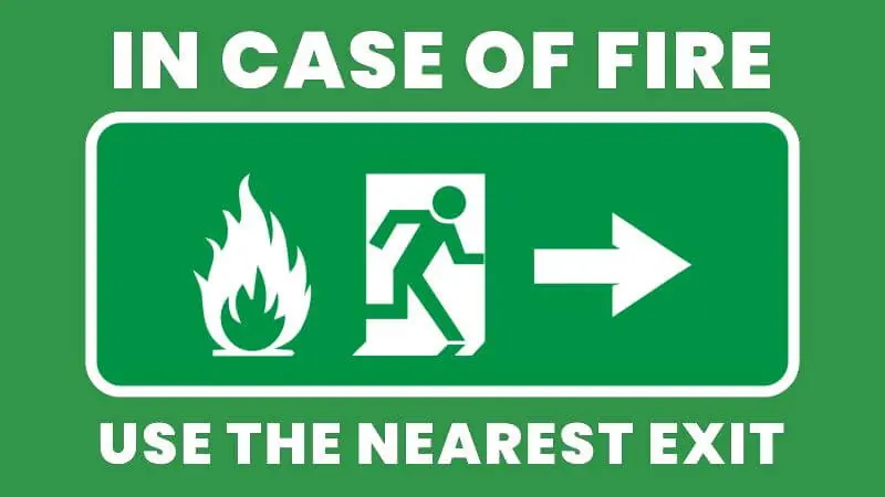 Manufacturing | Remember the fire exit