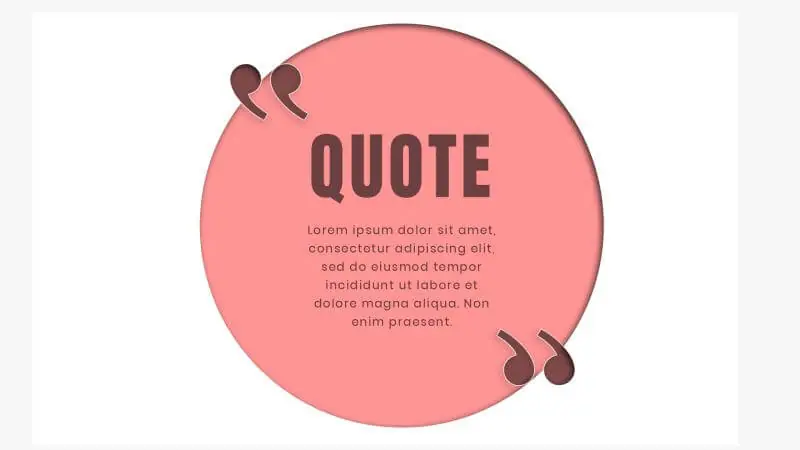 Red Inspirational Quote