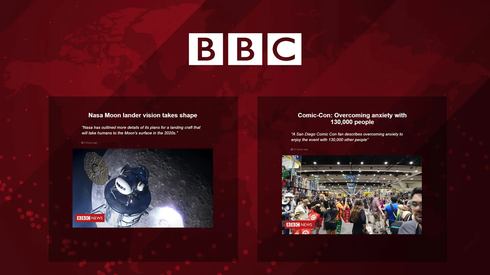 News – Landscape – BBC (2 News)