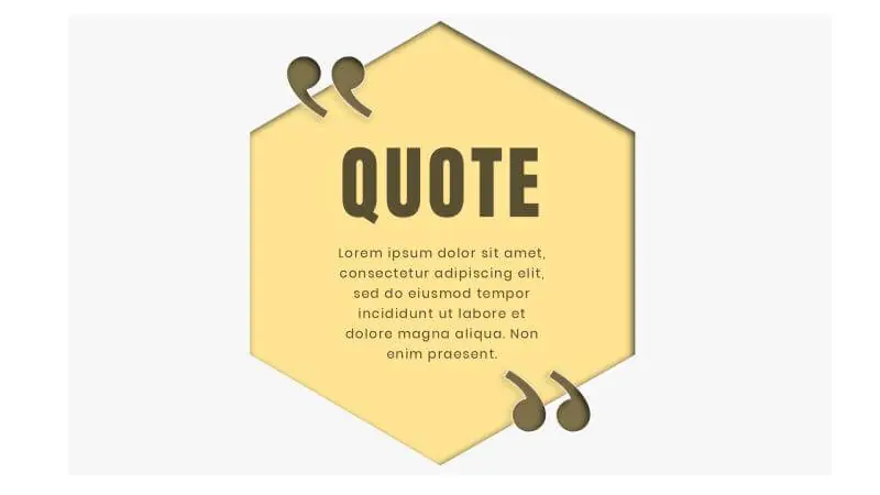 Yellow Inspirational Quote