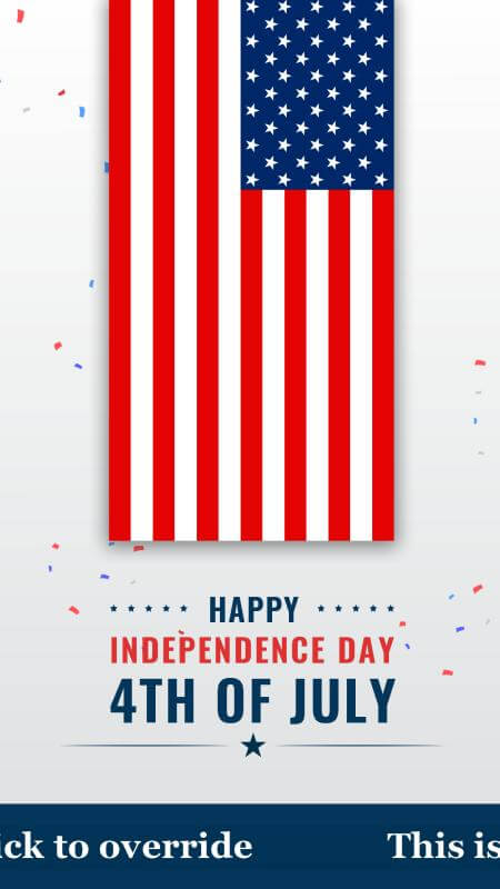 4th of July Celebration Vertical
