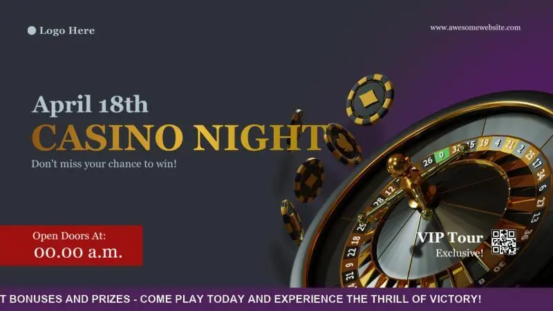 Casino Night Invitation
