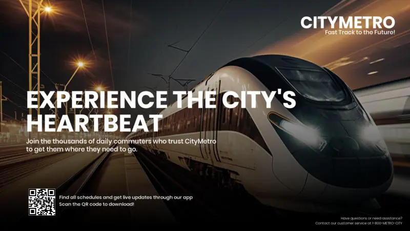 City Metro Promotional Ad