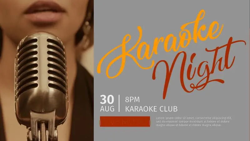 Events | Karaoke Night (Animated)