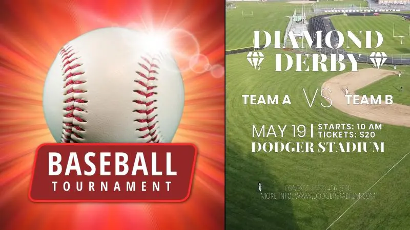 Events | Sport Event -Baseball Event (Animated)