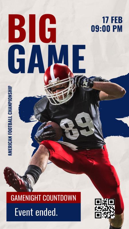 Football Game Countdown