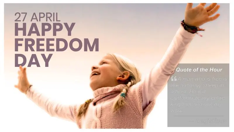 Happy freedom day