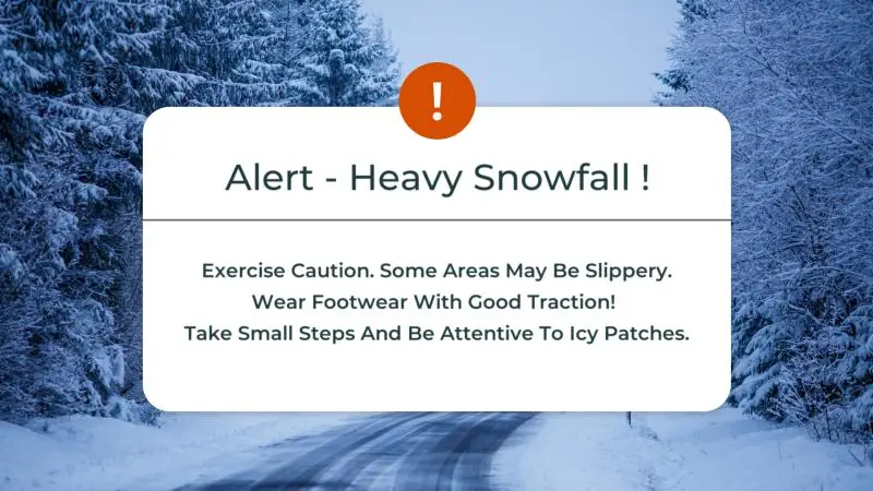 Heavy Snowfall Alert