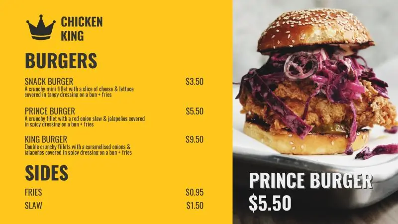 Menu Boards | Daily Menu (2)