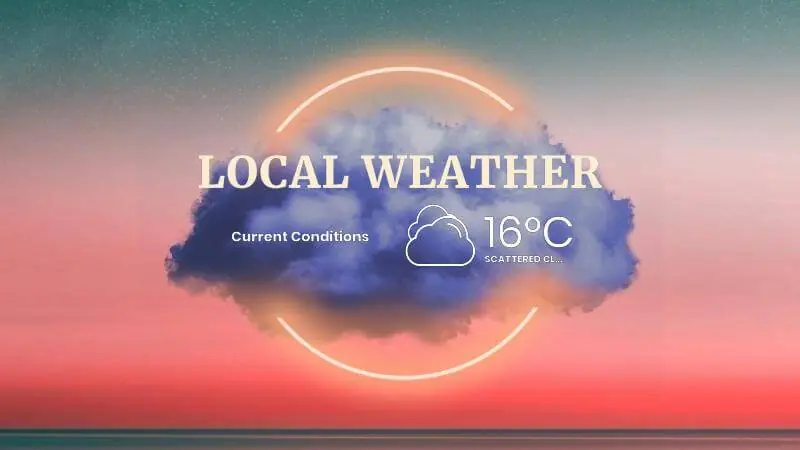 Local Weather | Cloud Background