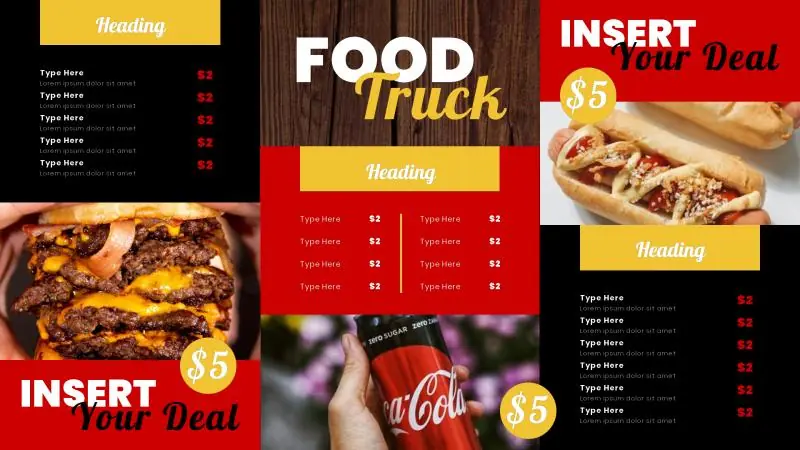 Menu Boards | Food Truck