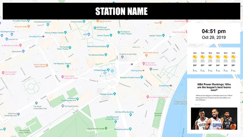 Transportation – Landscape – Station Map & Info