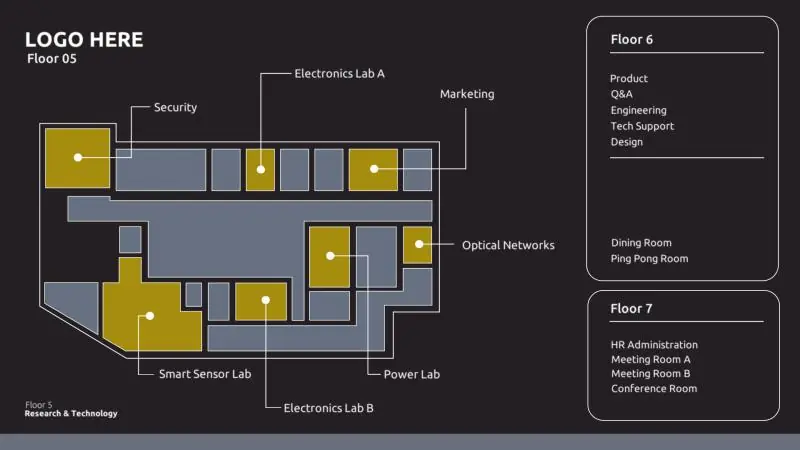 Office Navigation Map