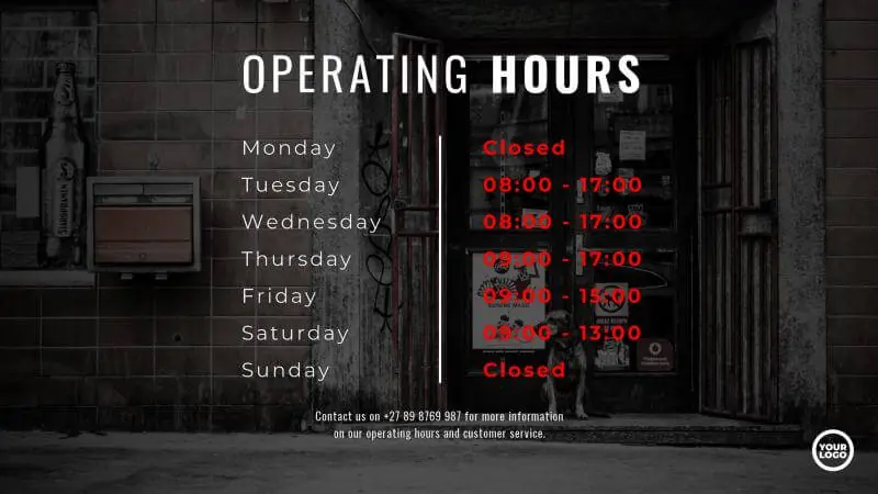 All Industries | Operating hours 2