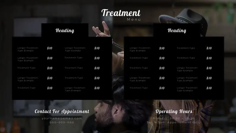 Salons & Spas | Haircut services and prices